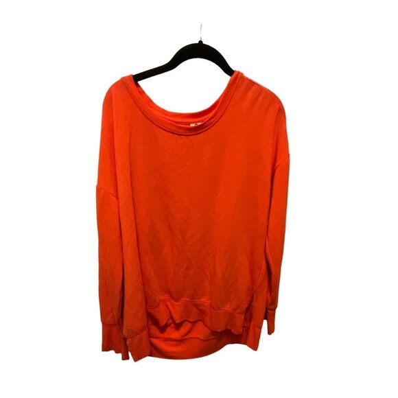 90 Degree Women's Large Orange/Tangerine Sweatshirt Super Soft Modal/Polyester/S - Picture 3 of 5
